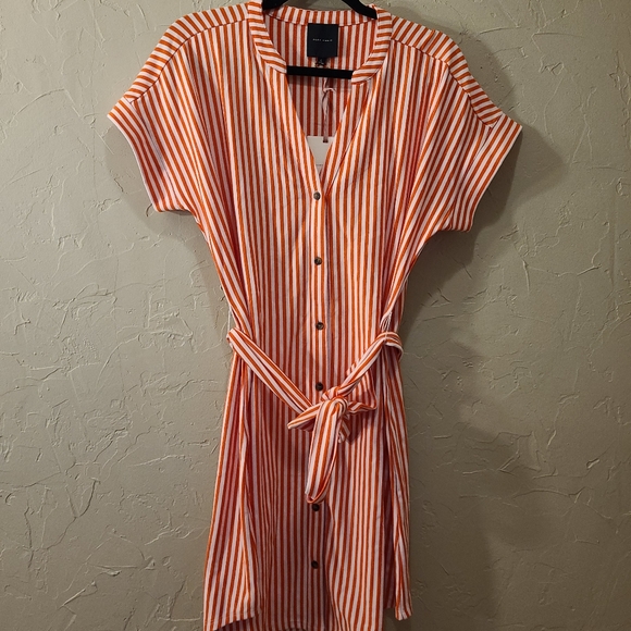 Alex Marie Dresses & Skirts - NWT Alex Marie Red And White Striped Dress Size Large
